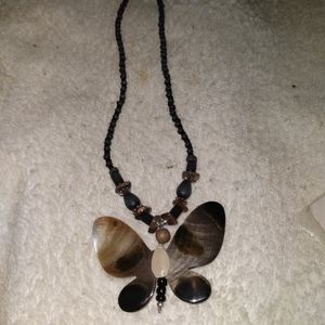 Delicate butterfly necklace